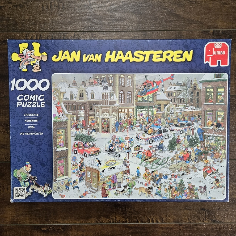 Jan van Haasteren Christmas Comic Puzzle - 1000 Pieces Complete